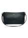 MCM Dark Slate Blue Saffiano Leather Zip Top Silver Tone Hardware Shoulder Bag Dark Slate Blue