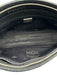 MCM Dark Slate Blue Saffiano Leather Zip Top Silver Tone Hardware Shoulder Bag Dark Slate Blue