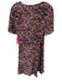 The Kooples Size 3 Black, Red, White Viscose Short Sleeve All Over Print Dress Black, Red, White / 3