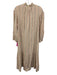 Antik Batik Size S/38 White & Multi Cotton Long Sleeve Striped Maxi Dress White & Multi / S/38