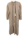 Antik Batik Size S/38 White & Multi Cotton Long Sleeve Striped Maxi Dress White & Multi / S/38