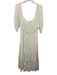 Tigerlily Size 10 White Viscose Long Sleeve Wide Neck 1/2 sleeve Stretch Dress White / 10