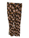 Marni Size 40 Black & Multi Floral Lattice Elastic Waist Pants Black & Multi / 40