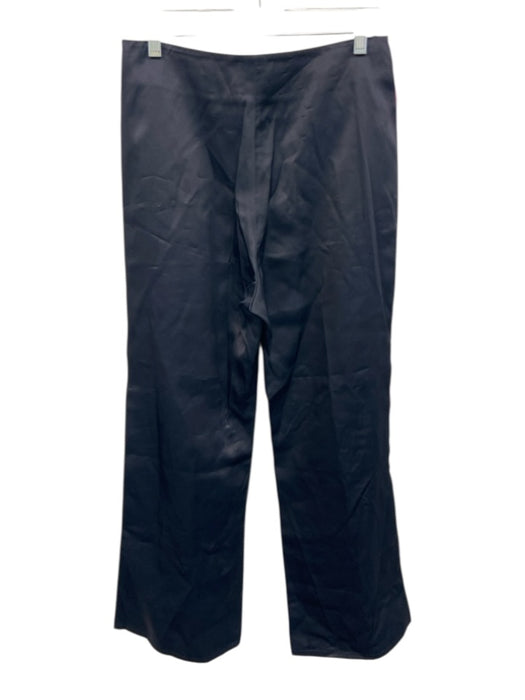 Jill Sander Size 36 Navy Viscose & Silk Side Zip Wide Leg Shimmer Pants Navy / 36