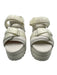 JW Anderson Shoe Size 38 White Leather Velcro Strap Chunky Heel Like New Sandals White / 38