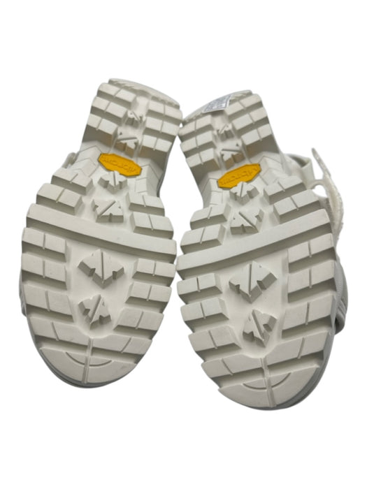 JW Anderson Shoe Size 38 White Leather Velcro Strap Chunky Heel Like New Sandals White / 38