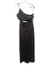 Rebecca Vallance Size 8 Black & Multi Polyester Blend Metallic Thread Gown Black & Multi / 8