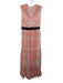 Philosophy di Lorenzo Serafini Size 6 White, Pink & Black Polyester Blend Dress White, Pink & Black / 6