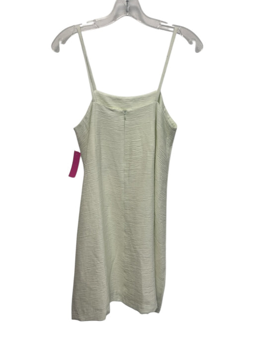 Rodebjer Size S Mint Green Viscose Blend Spaghetti Strap Textured Back Zip Dress Mint Green / S