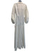 Carolina Herrera Size 8 White Cotton Long Balloon Sleeve Paneled Collared Dress White / 8
