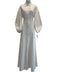 Carolina Herrera Size 8 White Cotton Long Balloon Sleeve Paneled Collared Dress White / 8