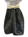 Alexandre Vauthier Size 36 Cream White & Black Polyester Blend Sequined Dress Cream White & Black / 36