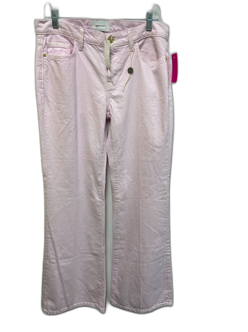 Current/Elliot Size 29 Light Pink Cotton Denim 5 Pocket Button & Zip Fly Jeans Light Pink / 29