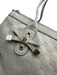 Gucci Cream Beige Leather Guccissima Bow Detail Zip Top Shoulder Bag Cream Beige