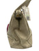 Gucci Cream Beige Leather Guccissima Bow Detail Zip Top Shoulder Bag Cream Beige