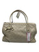 Gucci Cream Beige Leather Guccissima Bow Detail Zip Top Shoulder Bag Cream Beige