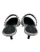 Alexander McQueen Shoe Size 35.5 Silver Leather Upper Metallic Stud Detail Mules Silver / 35.5