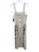 Cleobella Size S Cream White & Brown Cotton & Linen Floral Paisley A line Dress Cream White & Brown / S