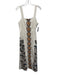 Cleobella Size S Cream White & Brown Cotton & Linen Floral Paisley A line Dress Cream White & Brown / S