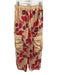 Revolve x Agua Bendita Size M Cream Beige & Multi Polyester Floral Pants Cream Beige & Multi / M