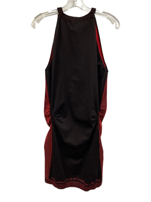 Marcell Von Berlin Size Est M Black & Red No Fabric Tag Stretch Sporty Dress Black & Red / Est M
