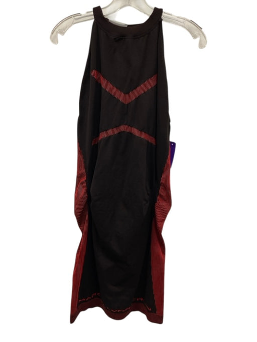 Marcell Von Berlin Size Est M Black & Red No Fabric Tag Stretch Sporty Dress Black & Red / Est M