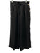 Cleobella Size S Black Cotton Elastic & Drawstring Waist Front Pleat Pants Black / S