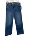 Hudson Size 27 Medium dark wash Cotton Blend Denim Raw Hem Button Fly Jeans Medium dark wash / 27