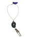 Babylone Paris Gold Tone & Brown Metal Chain Tassel Detail Pendant Necklace Gold Tone & Brown