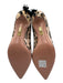 Aquazzura Shoe Size 36 Cream Beige & Brown Leather Upper Leopard Print Pumps Cream Beige & Brown / 36