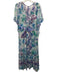 Jade Johnny Was Size XS Blue, Green, Purple Polyester Blend Short Sleeve Dress Blue, Green, Purple / XS