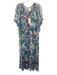 Jade Johnny Was Size XS Blue, Green, Purple Polyester Blend Short Sleeve Dress Blue, Green, Purple / XS