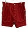 Isabel Marant Etoile Size 40 Red Cotton Denim High Rise Contrast Stitch Shorts Red / 40