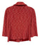 St John Collection Size 2 Pink Red Wool Blend 3/4 Sleeve Boucle Pockets Jacket Pink Red / 2