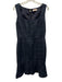 Tory Burch Size 6 Navy Blue Acrylic Blend Sleeveless Boucle Princess Seams Dress Navy Blue / 6