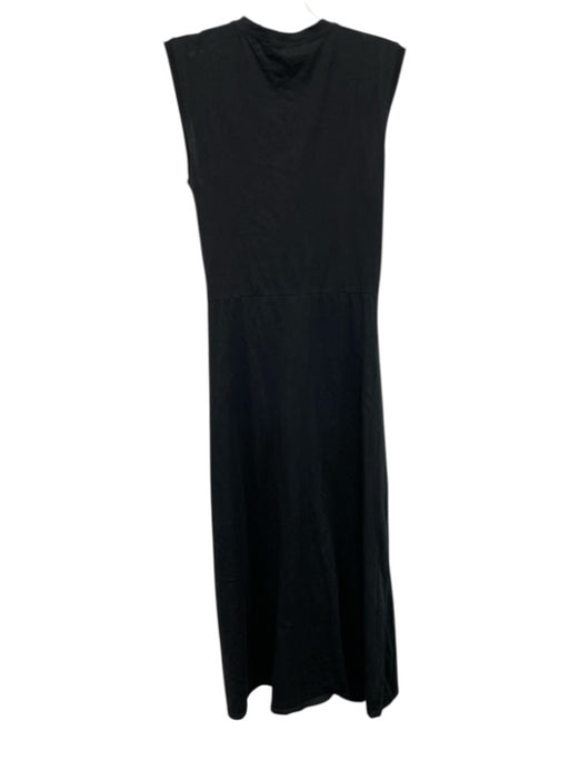 Ulla Johnson Size Small Black Cotton Sleeveless Eyelet Ruffles Side Slit Dress Black / Small