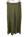 Faithful Size 6 Green Linen Side Zip Maxi Skirt Green / 6