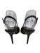 Sam Edelman Shoe Size 8.5 Black Polyester Patent Pointed Toe Slingback Pumps Black / 8.5