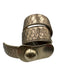 Chloe Gold & Green Python Leather Peg Buckle Dome Belts Gold & Green / 90