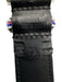 Isabel Marant Black, White, Pink Leather Silver Hardware Beaded Belts Black, White, Pink / 75 cm