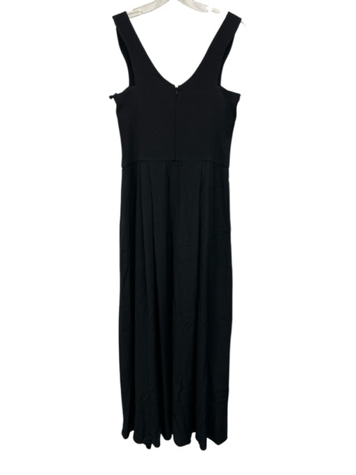 Emporio Armani Size 40 Black Wool Blend Sleeveless Gown Black / 40