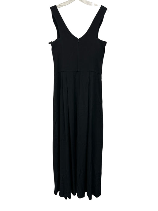 Emporio Armani Size 40 Black Wool Blend Sleeveless Gown Black / 40