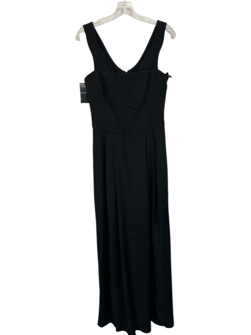 Emporio Armani Size 40 Black Wool Blend Sleeveless Gown Black / 40