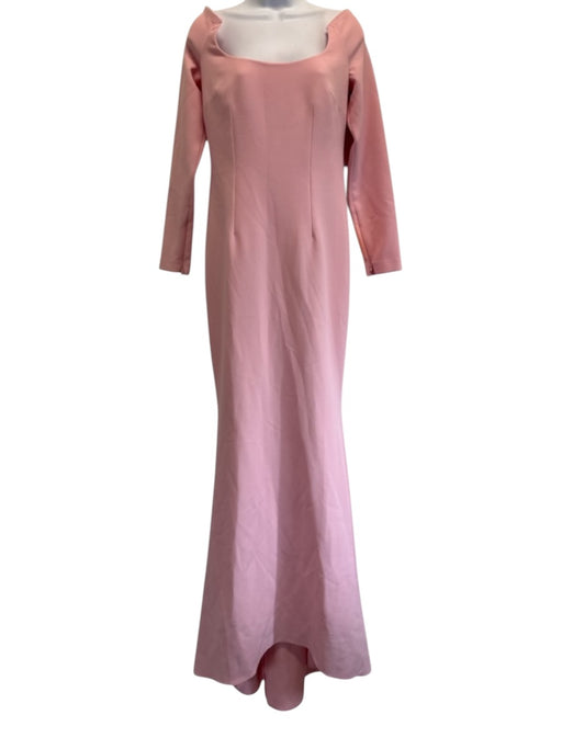 Safiyaa Size 8 Light Pink Missing Fabric Tag 3/4 Sleeve Off Shoulder Gown Light Pink / 8