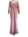 Safiyaa Size 8 Light Pink Missing Fabric Tag 3/4 Sleeve Off Shoulder Gown Light Pink / 8