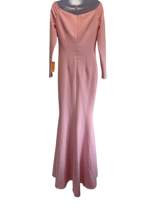 Safiyaa Size 8 Light Pink Missing Fabric Tag 3/4 Sleeve Off Shoulder Gown Light Pink / 8