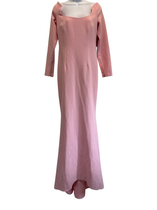 Safiyaa Size 8 Light Pink Missing Fabric Tag 3/4 Sleeve Off Shoulder Gown Light Pink / 8