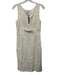 Red Valentino Size 40/2 Ivory Viscose Blend Sleeveless Bow Dress Ivory / 40/2
