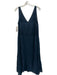 By Malene Birger Size 36 Navy Polyester Sleeveless Draped Pleated Dress Navy / 36