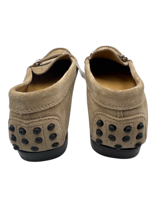 Tod's Shoe Size 35 Beige Suede SHW Driver Moccasin Loafers Beige / 35